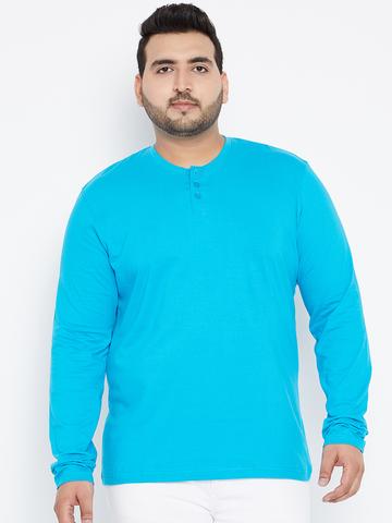 plus size henley t shirts online India