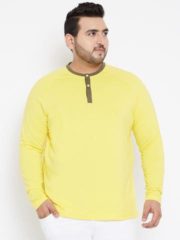 Plus size henley t shirts online India